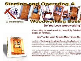 Go to: Starting And Operating A Woodworking Business