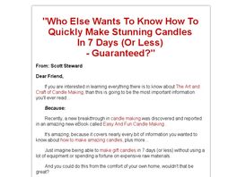 Go to: How To Make The Perfect Candle Every Time!