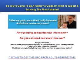 Go to: You're going to be a Father! A guide to surviving the first 6 months