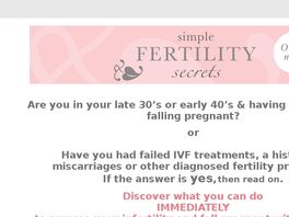 Go to: My Fertility Secrets