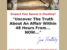 Go to: Beatingcheating.com: Uncover A Cheating Spouse - Fast!