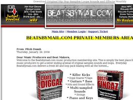 Go to: Beatsbymail.com Crate Digga Membership.