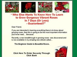Go to: The Beginner Guide to Roses. Newley published e-Book.