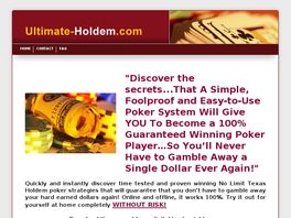 Go to: Ultimate Texas Holdem.