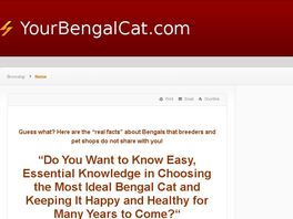 Go to: Bengal Cat Health And Care Guide