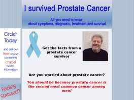 Go to: I Survived Prostate Cancer.