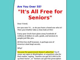 Go to: It's All Free For Seniors!