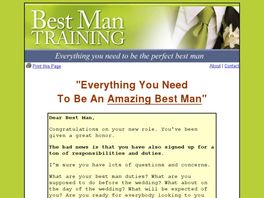 Go to: Best Man Training