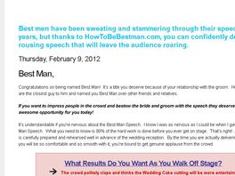 Go to: Best Man Speech System