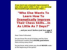 Go to: Chess Success Secrets.