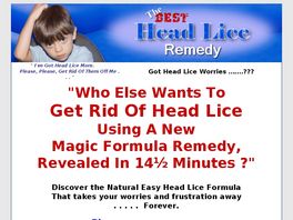 Go to: The Best Head Lice Remedy.