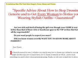 Go to: Be Stylish - Style And Dressing Advice For Men