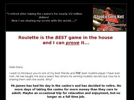 Go to: Stop Losing Roulette Method