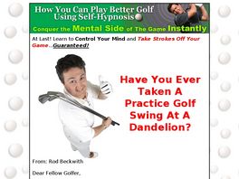 Go to: Conquer The Mental Side Of Golf.
