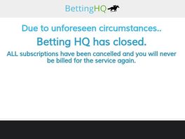 Go to: Betting Hq | The Only Betting Resource You'll Ever Need