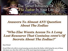 Go to: The Secret Influence Of The Zodiac.