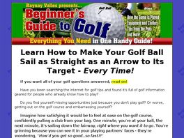 Go to: Beginners Guide To Golf Digital Book