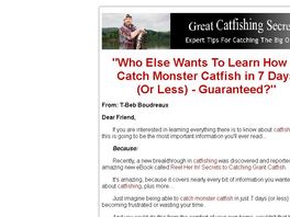 Go to: Reel Her In! Secrets to Catching Giant Catfish