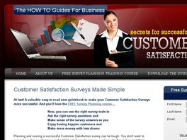 Go to: Secrets For Successful Customer Satisfaction Surveys Guidebook