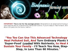 Go to: Biodynamic Farming Secrets