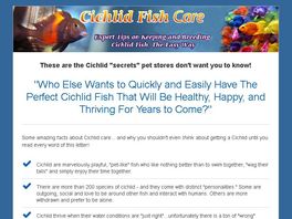 Go to: Cichlid Fish Care Made Easy
