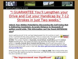 Go to: The Simple Golf Swing - 75% Commission - 2.34% Conversion