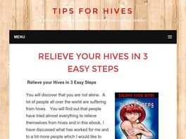 Go to: 3 Easy Steps To Relieve Hives Ebook