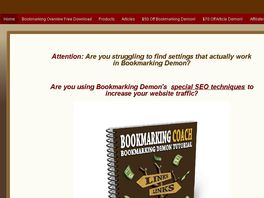 Go to: Bookmarking Coach - Bookmarking Demon Tutorial