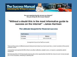 Go to: The Success Manual $40 commission Thousands of $ in bonuses