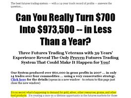 Go to: Traders' Secrets To Successful Futures Investing.