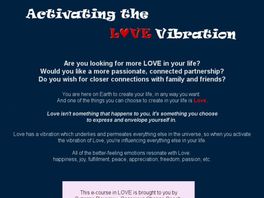 Go to: New!! Activating The Love Vibe.