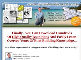 Go to: Plans4boats - Hundreds Of Boat Plans - Unique Niche - Cheap Traffic