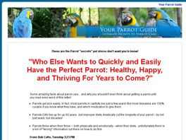 Go to: Your Parrot Guide.