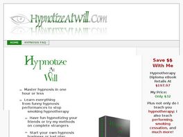 Go to: Hypnotize At Will - New Hypnosis Ebook