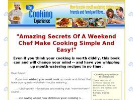 Go to: The Cooking Experience Ebook And Audio.