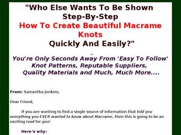 Go to: One Stop Macrame Shop