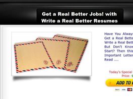 Go to: Get A Real Better Jobs! With Write A Real Better Resumes - View Mobile