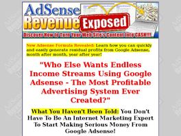 Go to: Adsense Revenue Exposed - 65% Commission