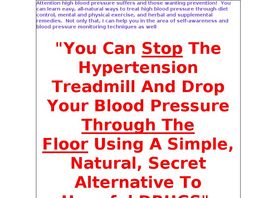 Go to: Blood Pressure Naturally