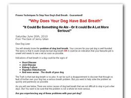 Go to: My Dog Has Bad Breath