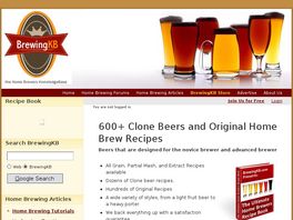 Go to: The Ultimate Home Brewers Recipe Book, 641 Home Brew Recipes