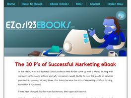 Go to: 30 Ps Of Successful Marketing.