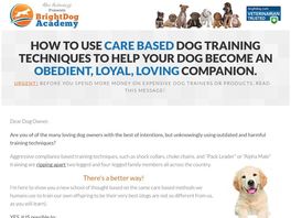 Go to: Brightdog Academy - Professional Online Dog Training Membership Site