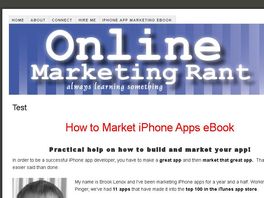 Go to: How To Market Iphone Apps Ebook