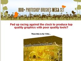 Go to: 800+ Photoshop Brushes Mega Set
