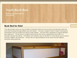 Go to: Kids Bunk Bed Plans