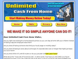 Go to: Unlock The Secrets To Unlimited Cash From Home.