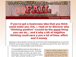 Go to: How To Predict If Your Business Idea Will Fail.