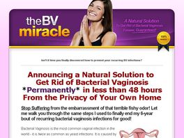 Go to: Bv Miracle ~ Bacterial Vaginosis ~ Converting At Insane 15-20% Per Hop