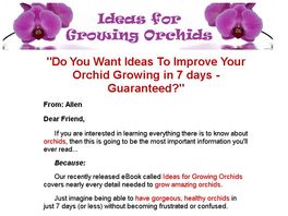 Go to: Ideas for Growing Orchids